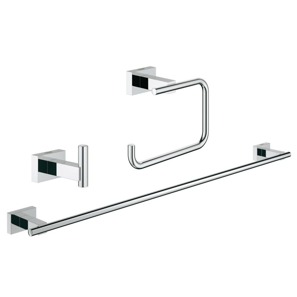 Grohe Essentials Cube Guest Set de accesorii 3 in 1 [1]