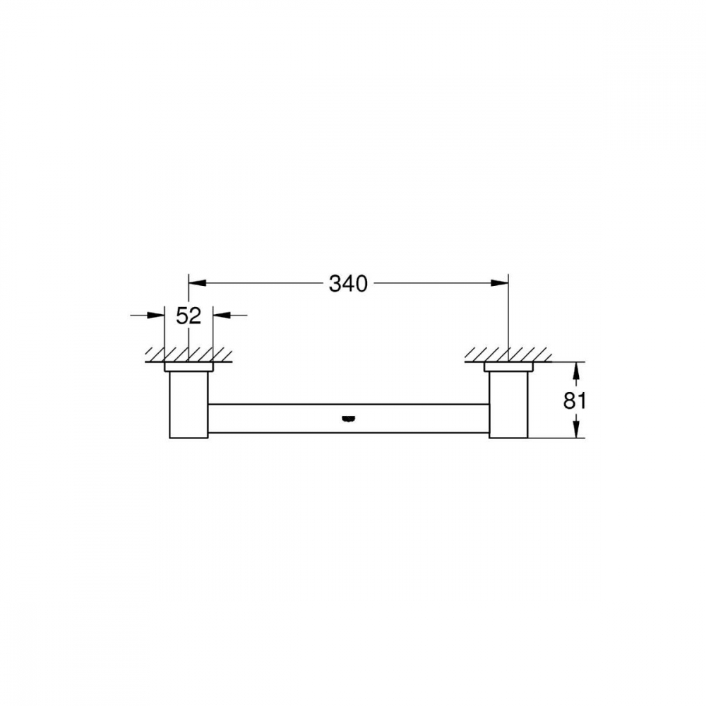 Grohe Essentials mâner pentru cadă 40514001 [2]