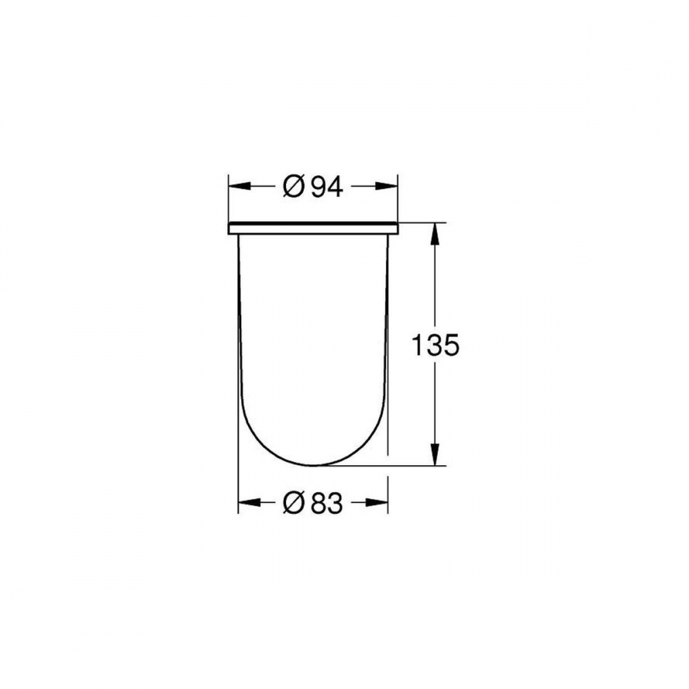 Grohe Essentials recipient perie wc 40393000 [2]