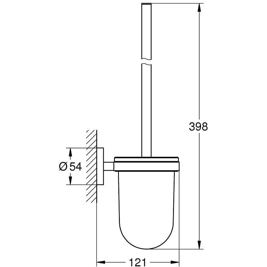 Grohe Essentials Set Perie WC cu suport, cupru mat (brushed warm sunset) [2]