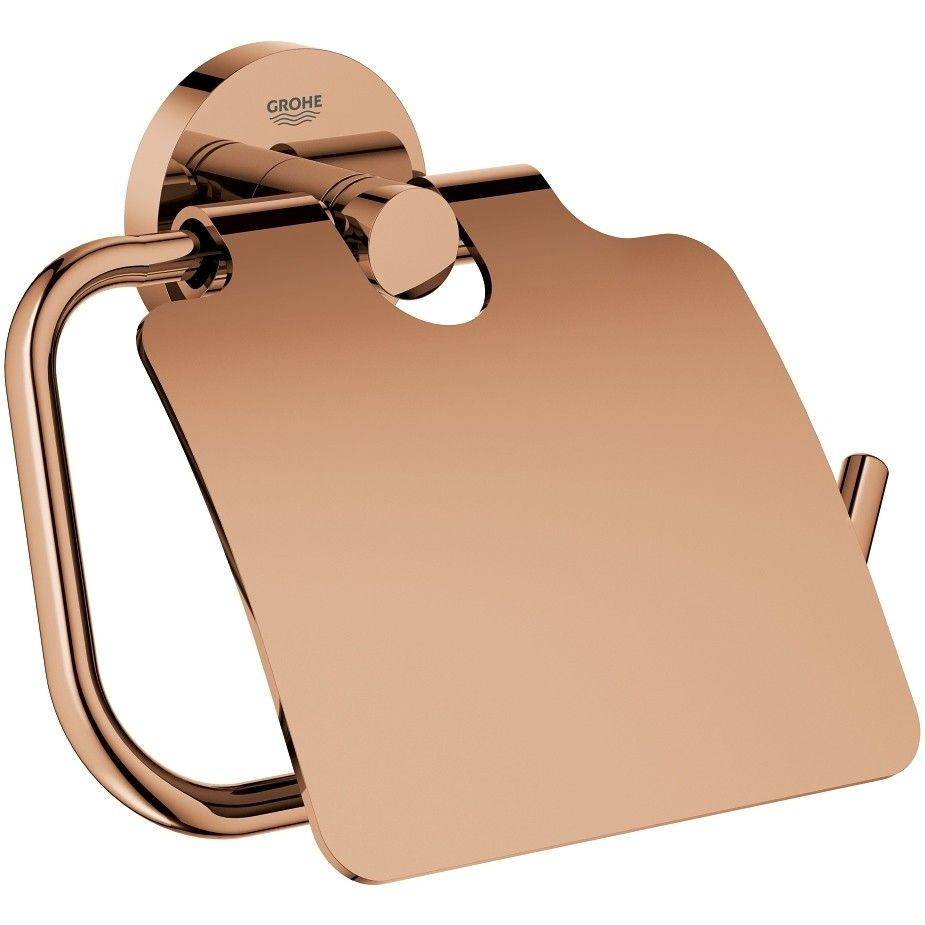 Grohe Essentials Suport hartie igienica cu aparatoare, cupru (warm sunset) [1]
