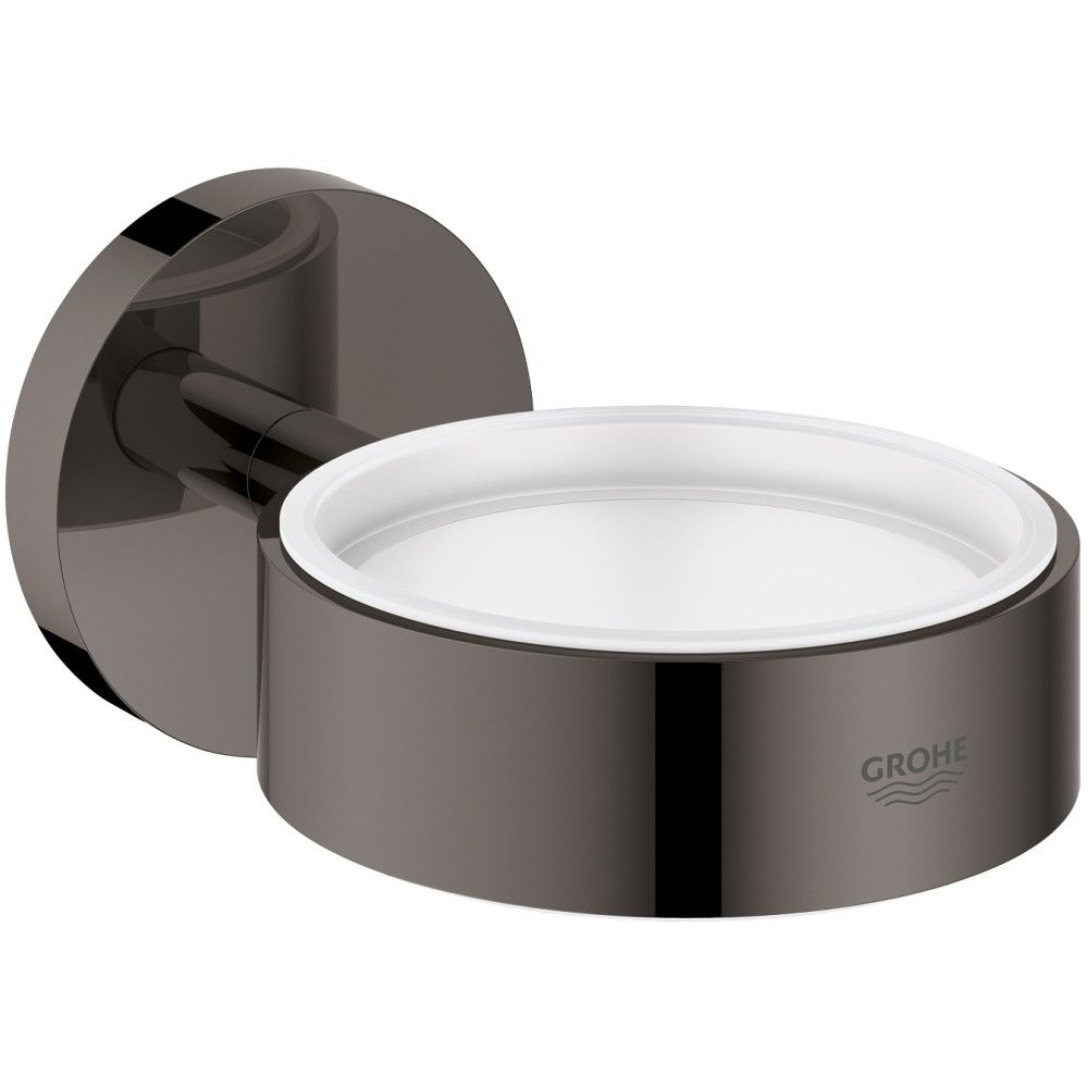 Grohe Essentials Suport pahar sau savoniera, antracit (hard graphite) [1]