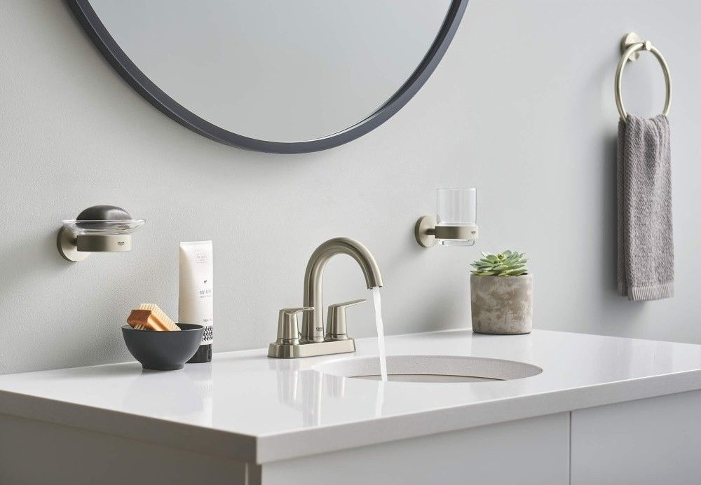 Grohe Essentials Suport pahar sau savoniera, nichel mat (brushed nickel) [2]