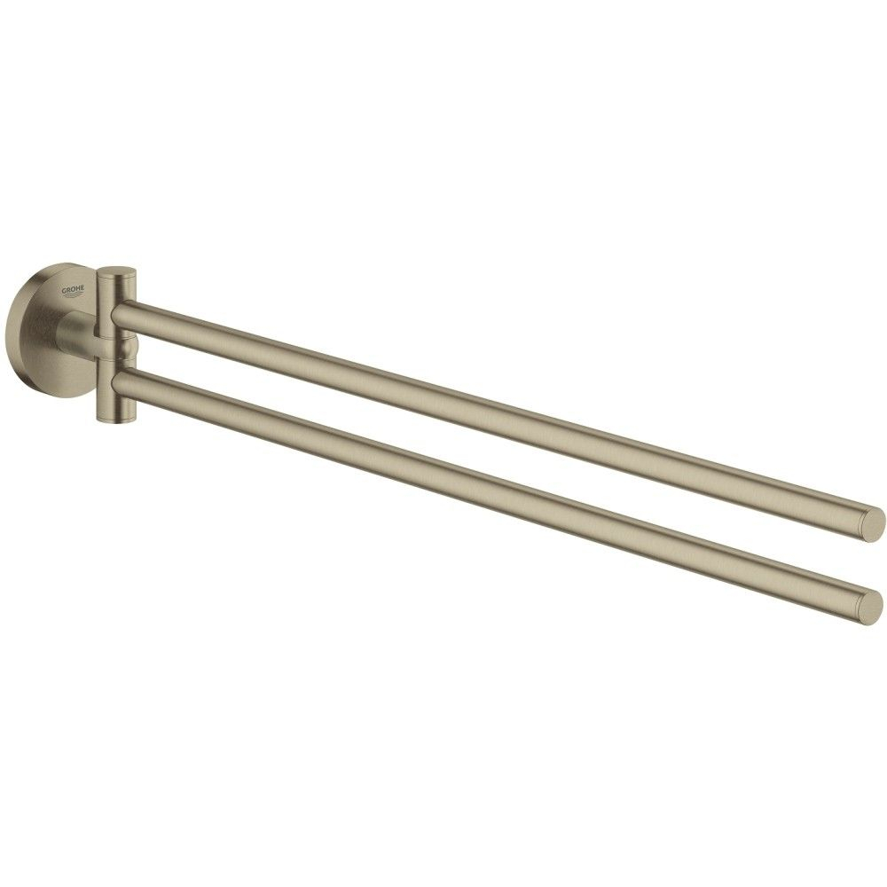 Grohe Essentials Suport prosop baie tip bara cu brate mobile, nichel mat (brushed nickel) [1]