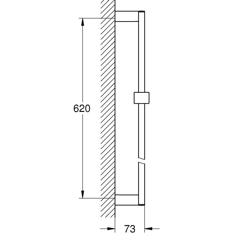 Grohe Euphoria Cube Bara de dus 600 mm [2]
