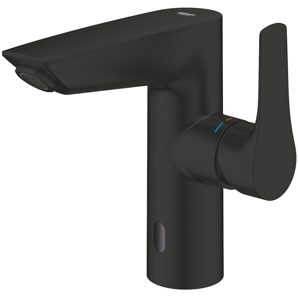 Grohe Eurosmart Baterie lavoar monocomanda cu infrarosu, baterie 6V fara mixare apa, senzor bidirectional, negru mat [2]