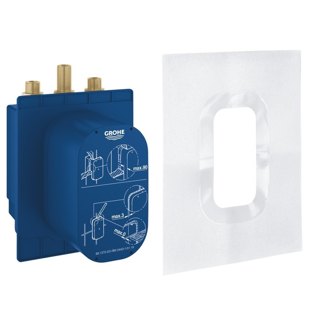 Grohe Eurosmart Cosmopolitan T Corp incastrat pentru baterie de dus cu inchidere automata [2]