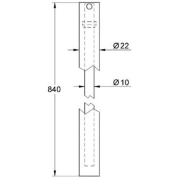Grohe Extensie bara dus, minus 15 cm fata de original [2]