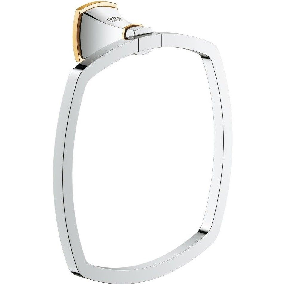 Grohe Grandera Suport prosop baie inel, crom/auriu [1]