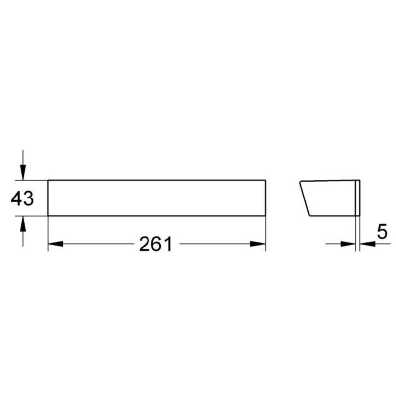 Grohe Grohtherm 2000 Tavita metalica [2]