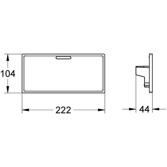 Grohe Grohtherm Cube EasyReach Polita detasabila [3]
