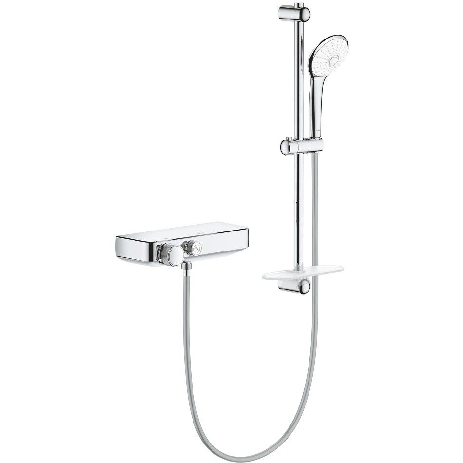 Grohe Grohtherm SmartControl Baterie dus cu termostat si set de dus, bara de sustinere H60 cm [1]