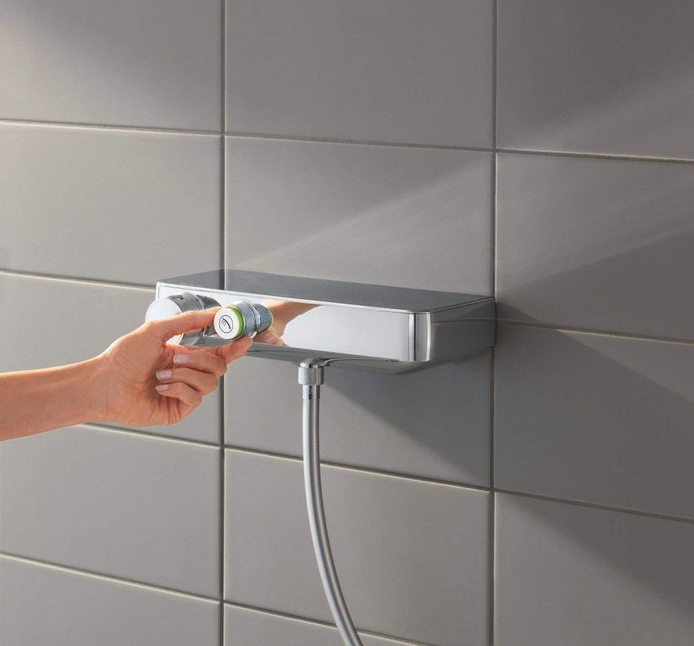 Grohe Grohtherm SmartControl Baterie dus cu termostat si set de dus, bara de sustinere H60 cm [3]
