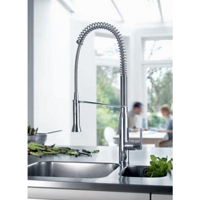 Grohe K7 Baterie chiuveta bucatarie monocomanda cu dus extractibil, crom [2]