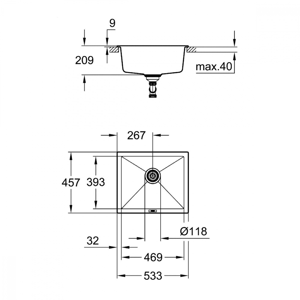 Grohe Minta baterie bucătărie pe picior StarLight Chrome 30274000 [2]