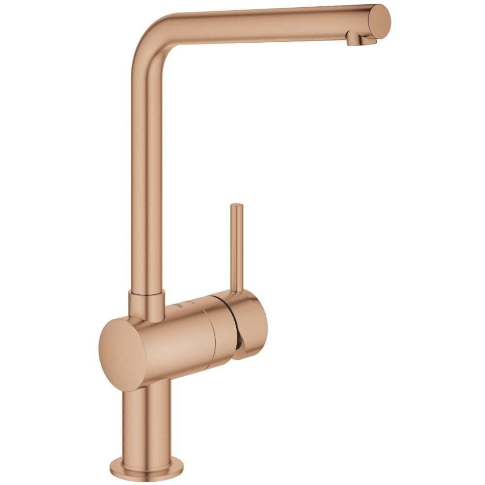 Grohe Minta Baterie chiuveta bucatarie monocomanda, pipa L, cupru mat (brushed warm sunset) [1]