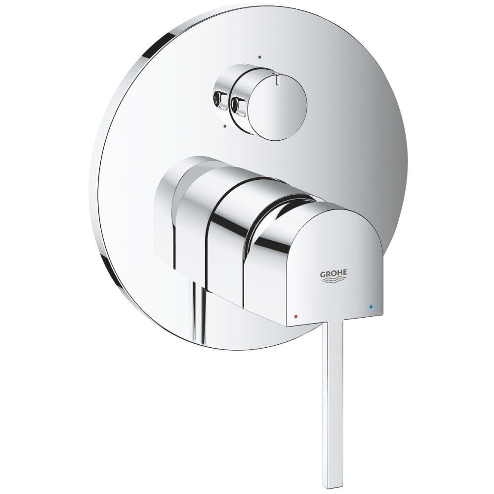 Grohe Plus Baterie cada dus incastrata, 3 iesiri, crom [1]