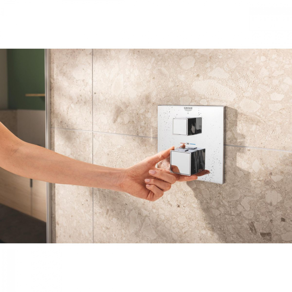 Grohe Precision Cube set de duș ascuns cu termostat da crom 34879000 [9]
