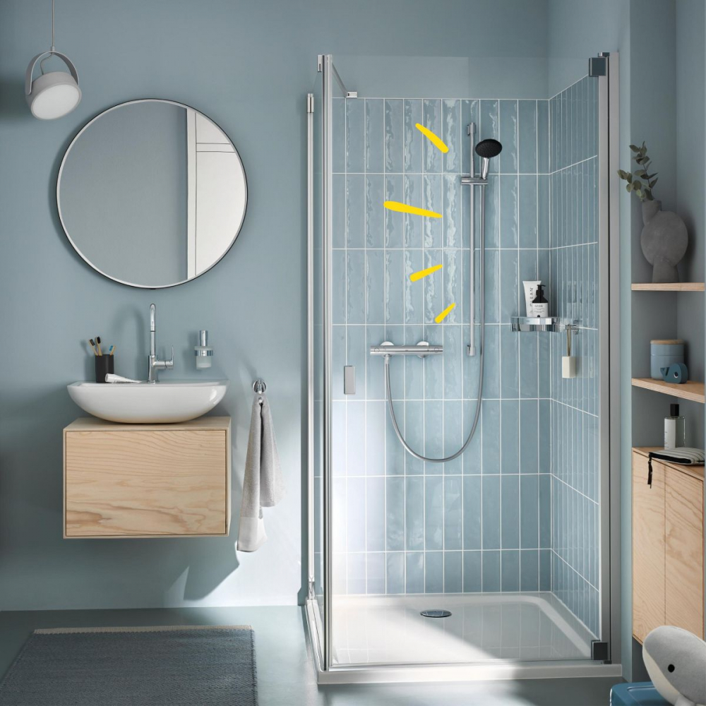 Grohe Precision Get baterie de duș perete da StarLight Chrome 34857000 [4]