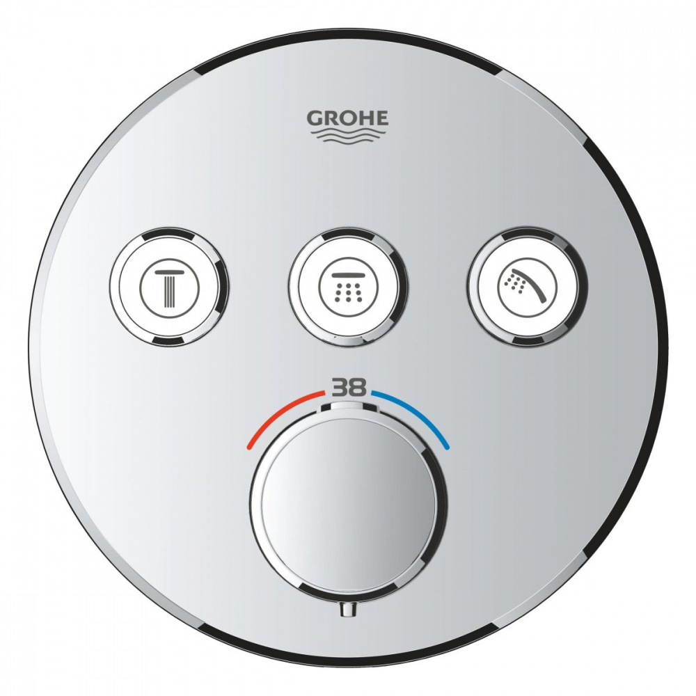 Grohe Precision Smartcontrol set de duș ascuns cu termostat da crom 34874000 [4]