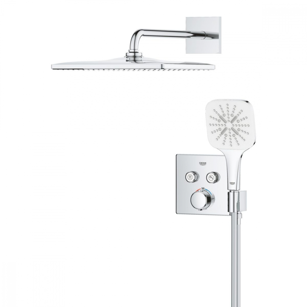 Grohe Precision Smartcontrol set de duș ascuns cu termostat da crom 34876000 [4]