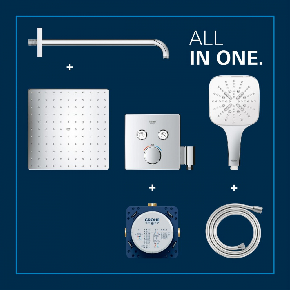 Grohe Precision Smartcontrol set de duș ascuns cu termostat da crom 34876000 [5]