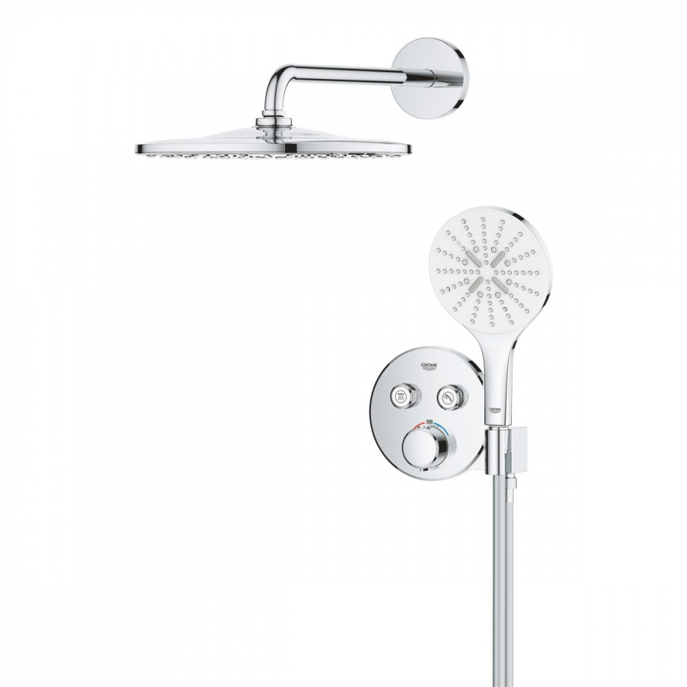 Grohe Precision Smartcontrol set de duș ascuns cu termostat da crom 34877000 [3]