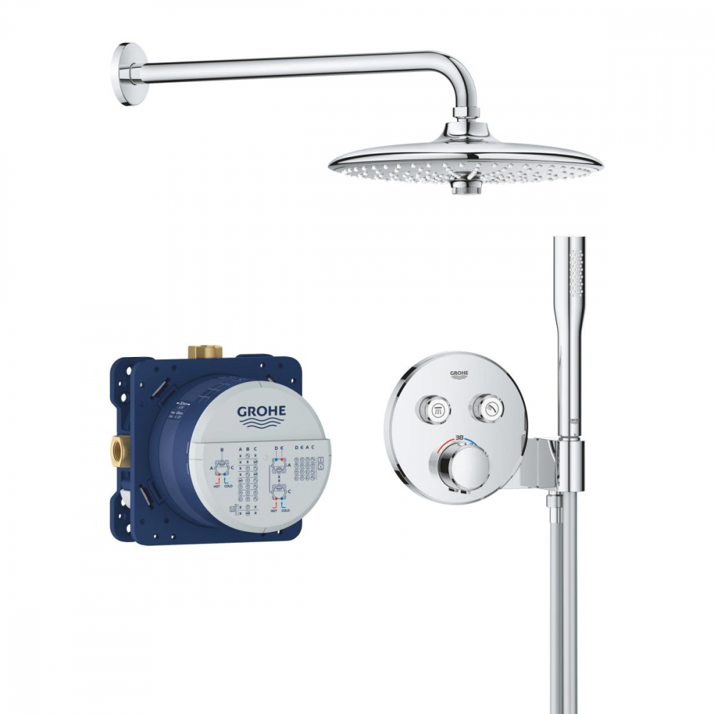 Grohe Precision Smartcontrol set de duș ascuns cu termostat da crom 34878000 [1]