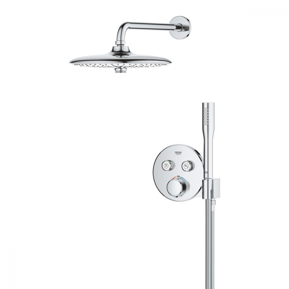 Grohe Precision Smartcontrol set de duș ascuns cu termostat da crom 34878000 [3]