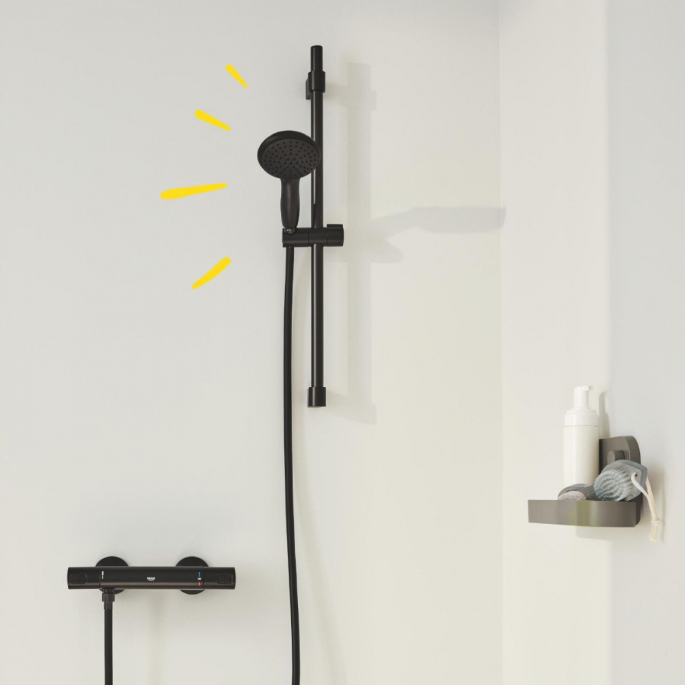 Grohe Precision Start set de duș perete cu termostat negru 345972431 [3]