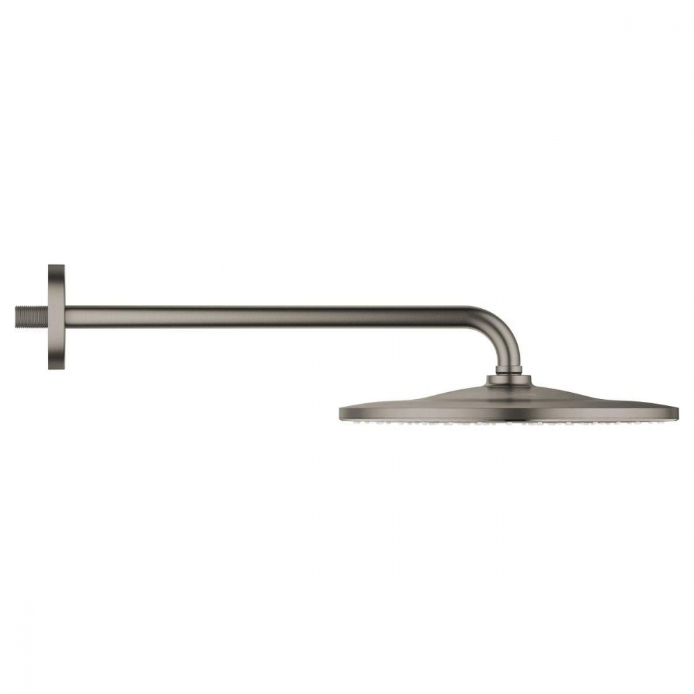 Grohe Rainshower cap de duș cu braț 31x31 cm rotund Brushed Hard Graphite 26558AL0 [3]