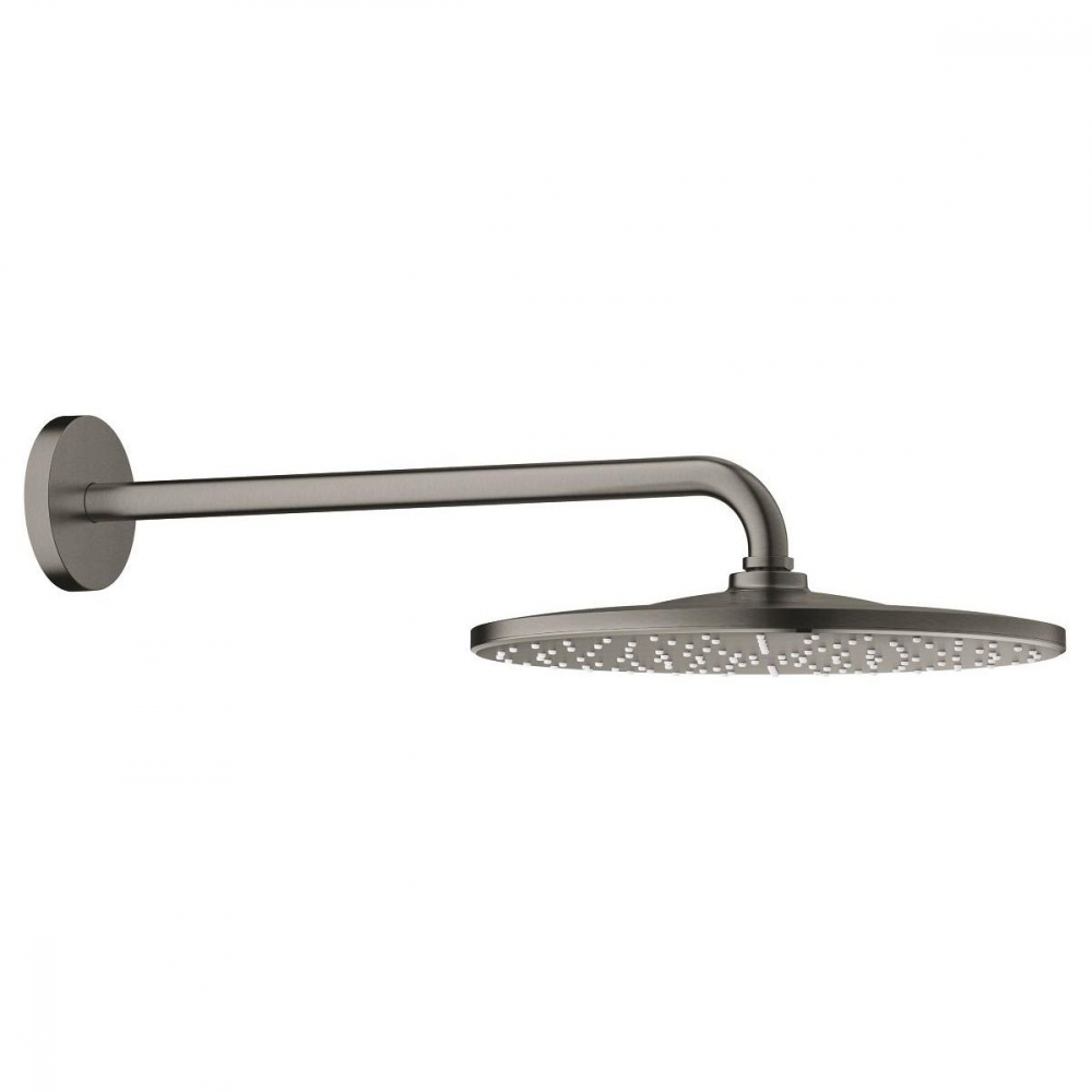 Grohe Rainshower cap de duș cu braț 31x31 cm rotund Brushed Hard Graphite 26558AL0 [1]