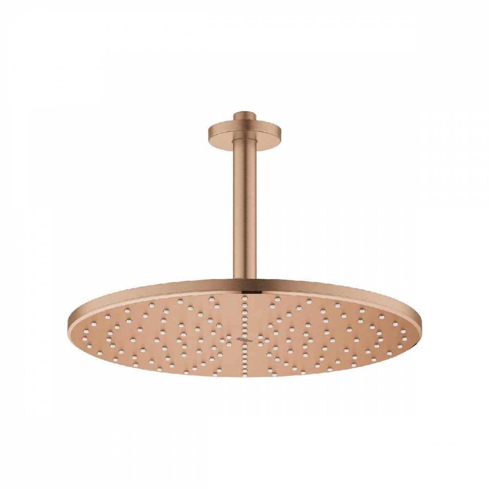 Grohe Rainshower cap de duș cu braț 31x31 cm rotund Brushed Warm Sunset 26560DL0 [3]