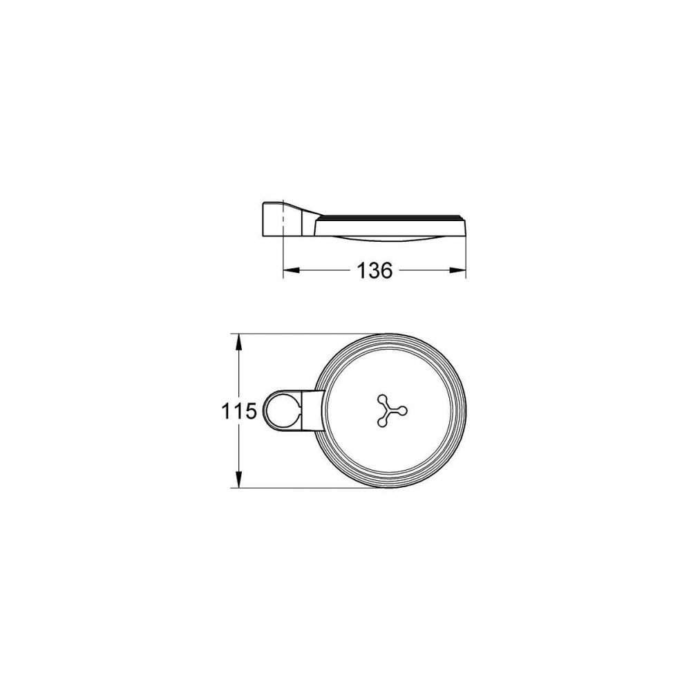 Grohe Relexa săpunieră pentru bare de duș transparent 27206000 [2]