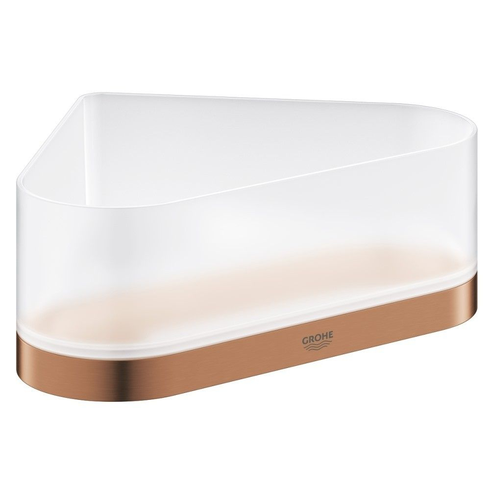 Grohe Selection Polita de colt cu suport, cupru mat (brushed warm sunset) [1]