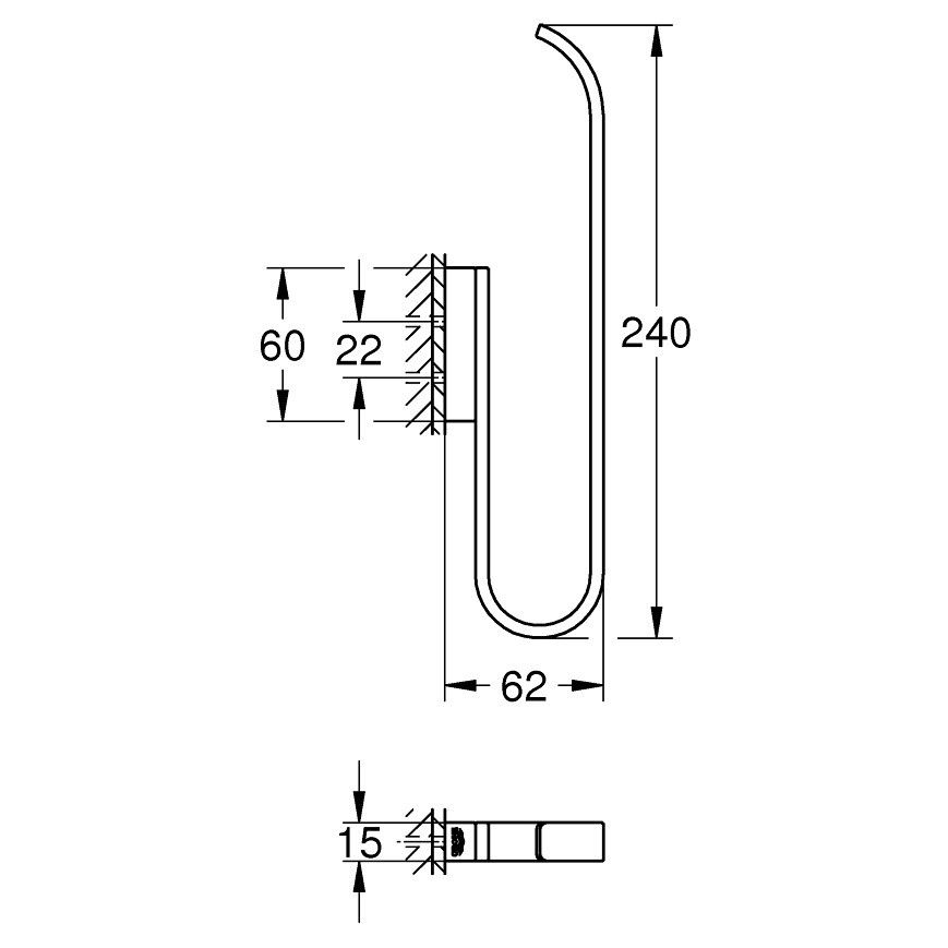 Grohe Selection Rezerva hartie igienica, crom [2]