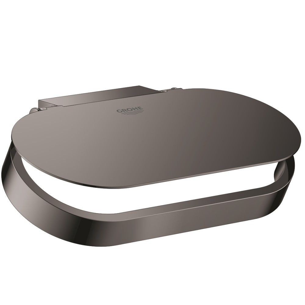 Grohe Selection Suport hartie igienica cu aparatoare, antracit (hard graphite) [1]