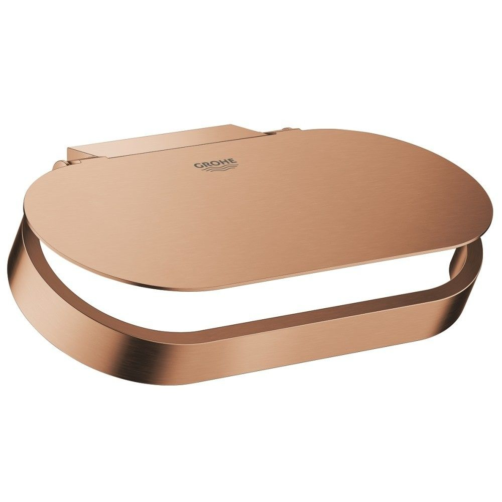 Grohe Selection Suport hartie igienica cu aparatoare, cupru mat (brushed warm sunset) [1]