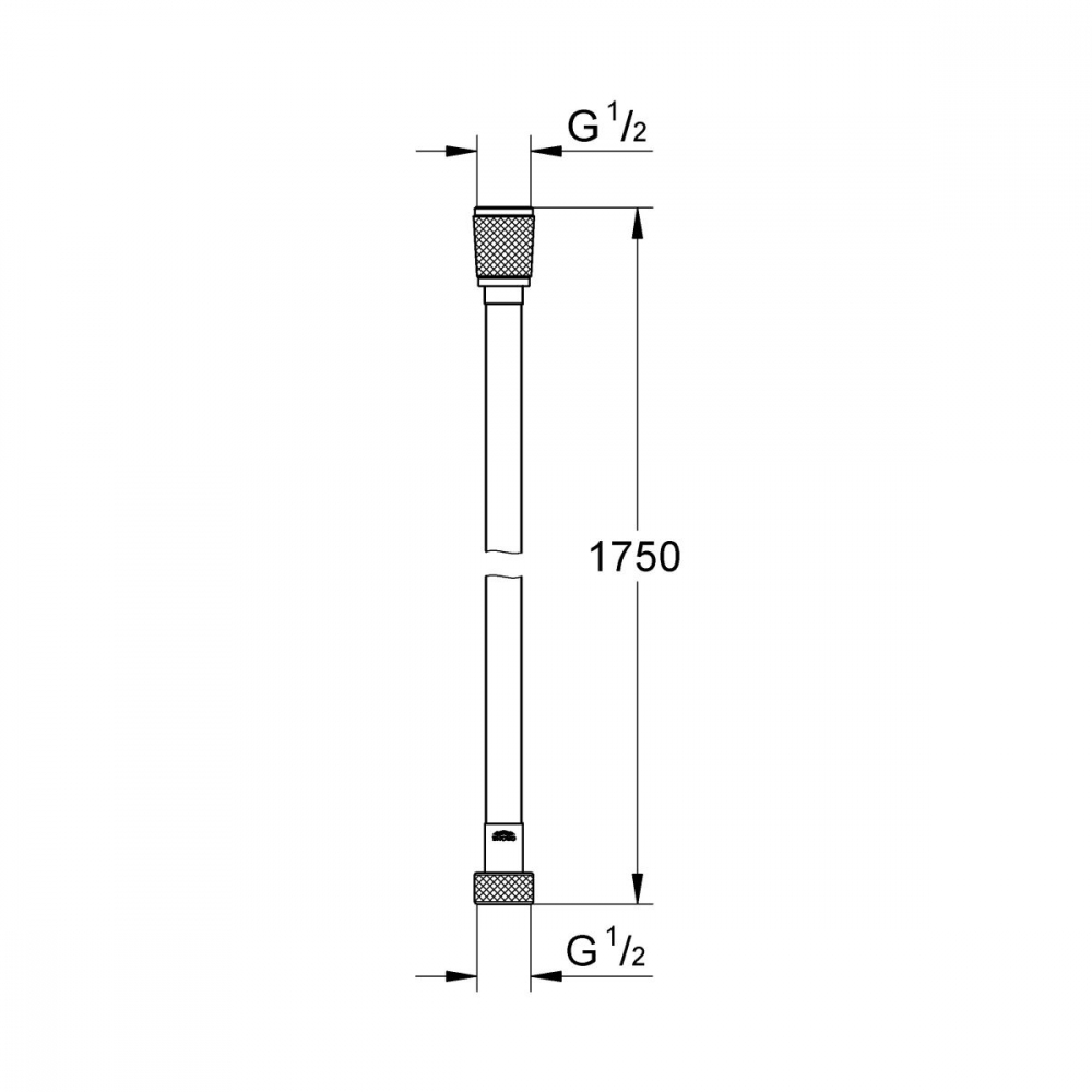 Grohe Silverflex furtun de duș 175 cm Cool Sunrise 28388GL0 [2]