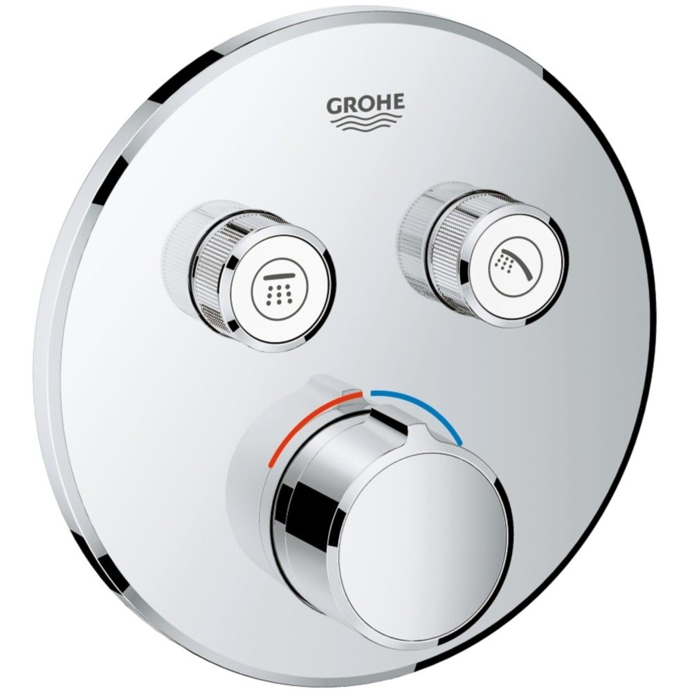 Grohe SmartControl Baterie dus cu 2 iesiri, rotunda [1]