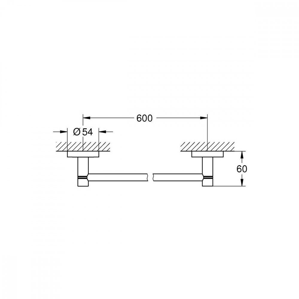 Grohe Start bară crom 41178000 [2]