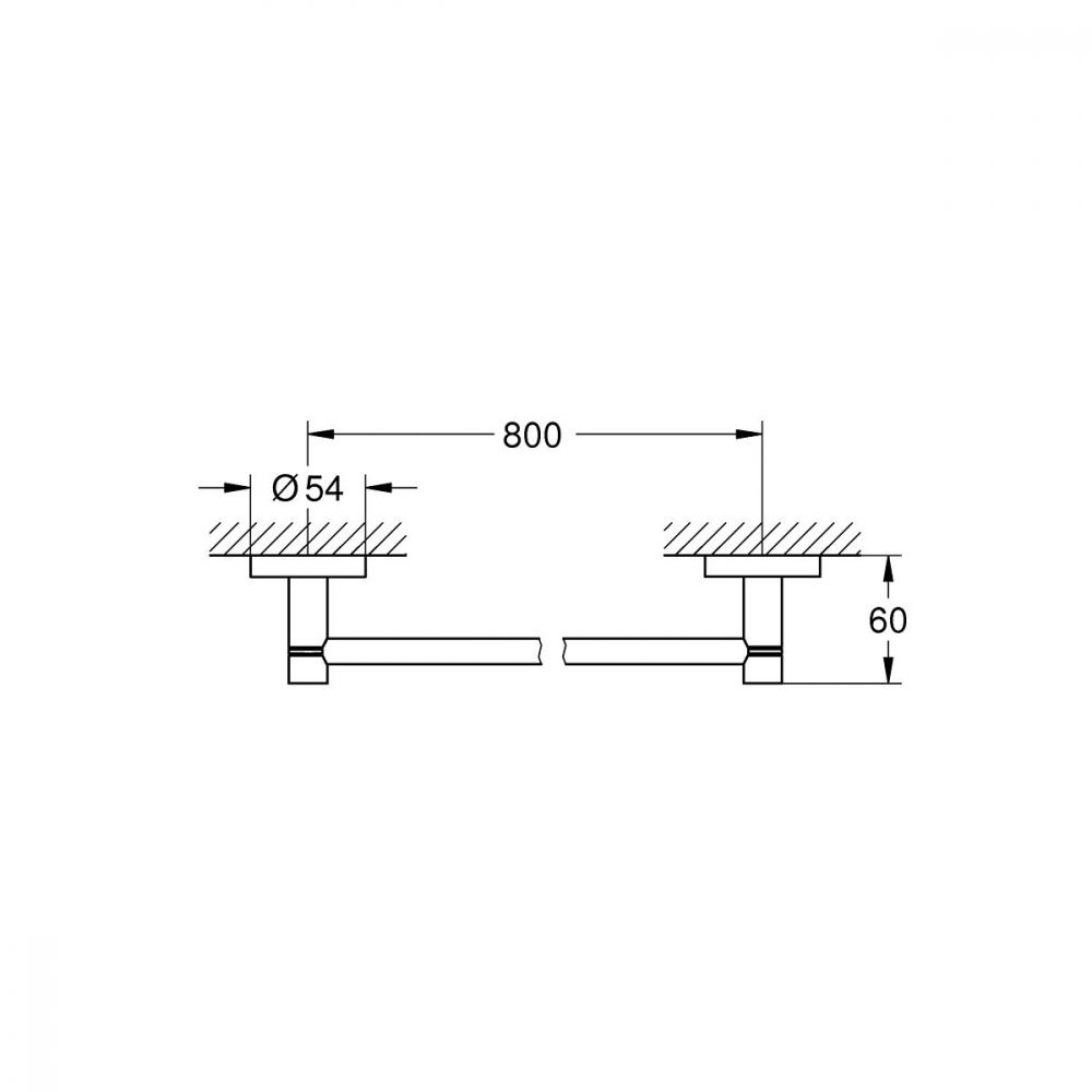 Grohe Start bară crom 41187000 [2]