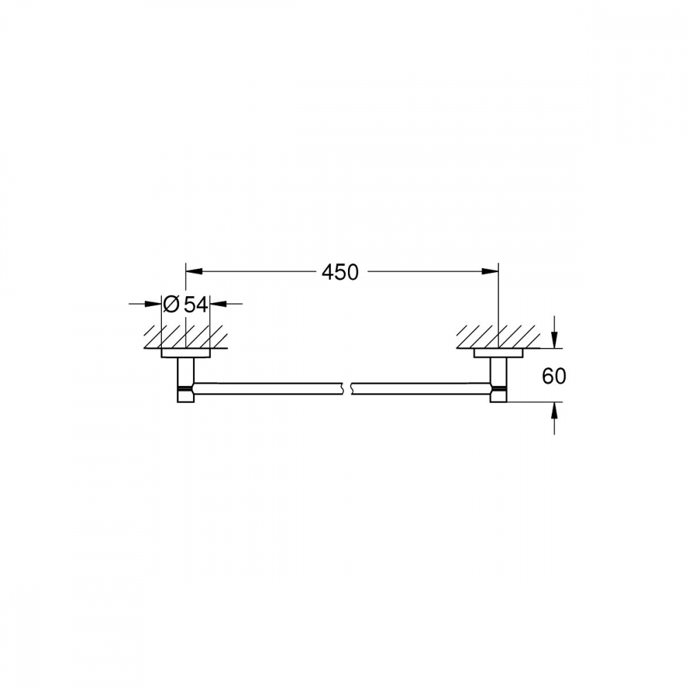 Grohe Start bară crom 41197000 [2]