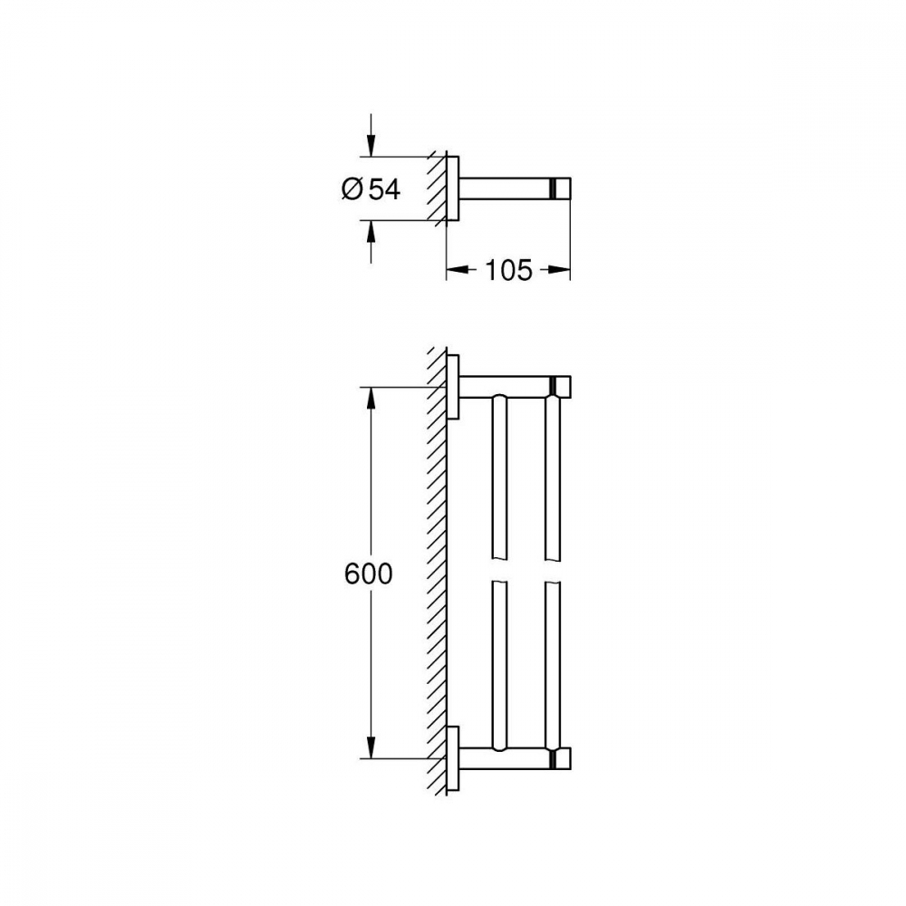Grohe Start bară crom 41203000 [2]