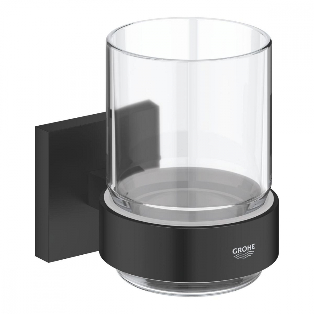 Grohe Start Cube cană pentru spălat dinți negru 410972430 [1]