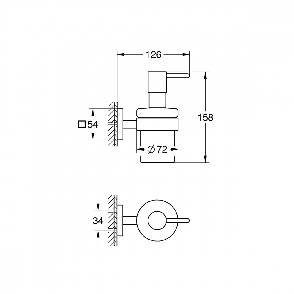 Grohe Start Cube dozator săpun 160 ml negru 410982430 [2]