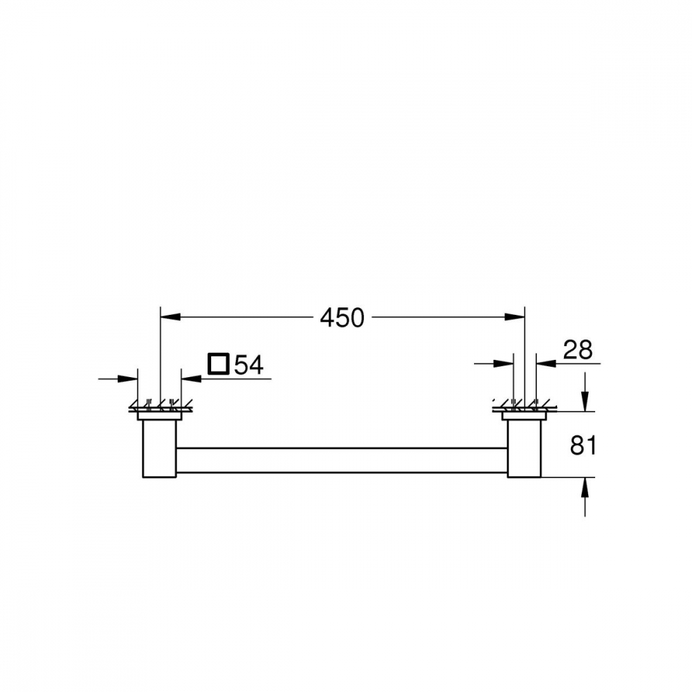 Grohe Start Cube mâner de perete 410952430 [2]