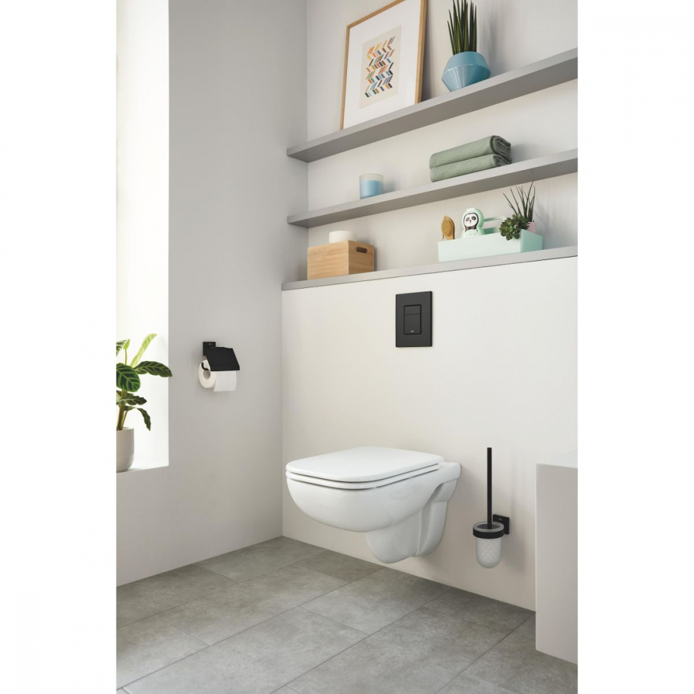 Grohe Start Cube suport pentru hârtie igienică negru 411022430 [4]