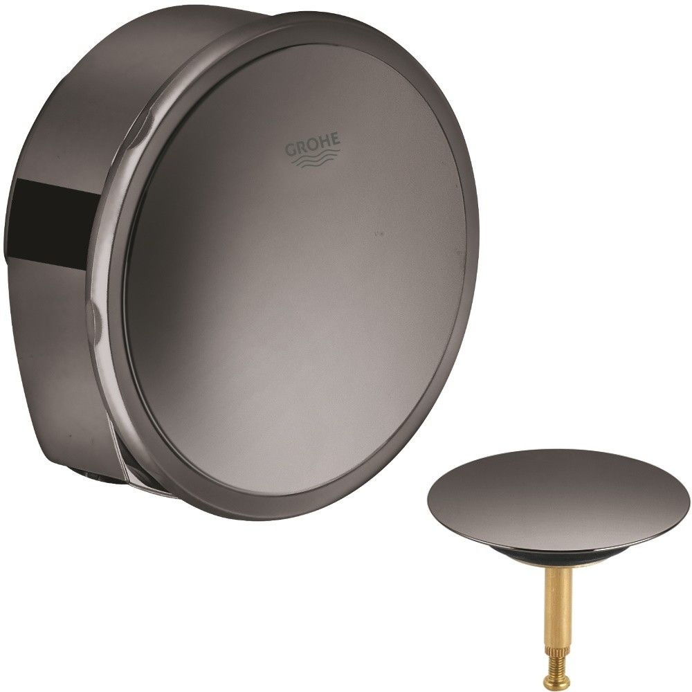 Grohe Talentofill Set final pentru sifon cada cu alimentare prin preaplin, antracit (hard graphite) [1]