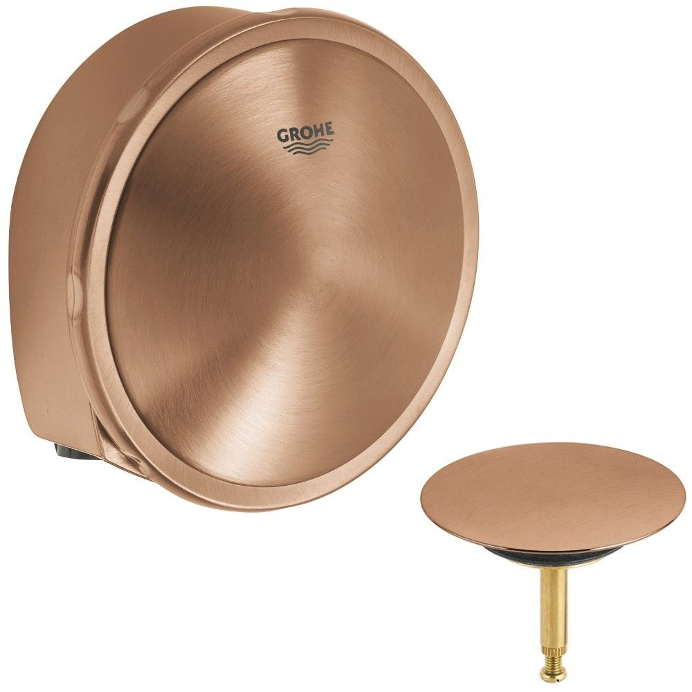Grohe Talentofill Set final pentru sifon cada cu alimentare prin preaplin, cupru mat (brushed warm sunset) [1]
